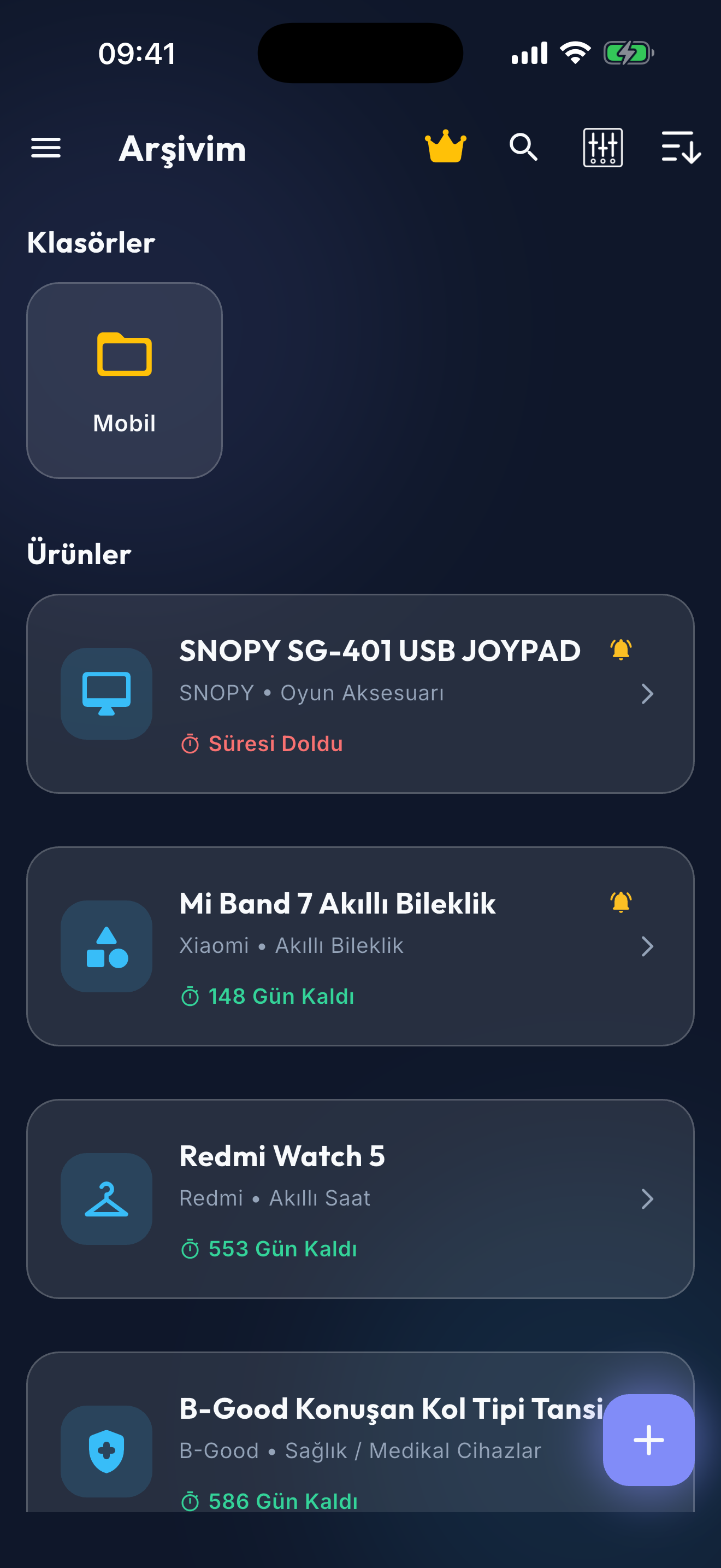 Kâfi Arşiv Ekranı