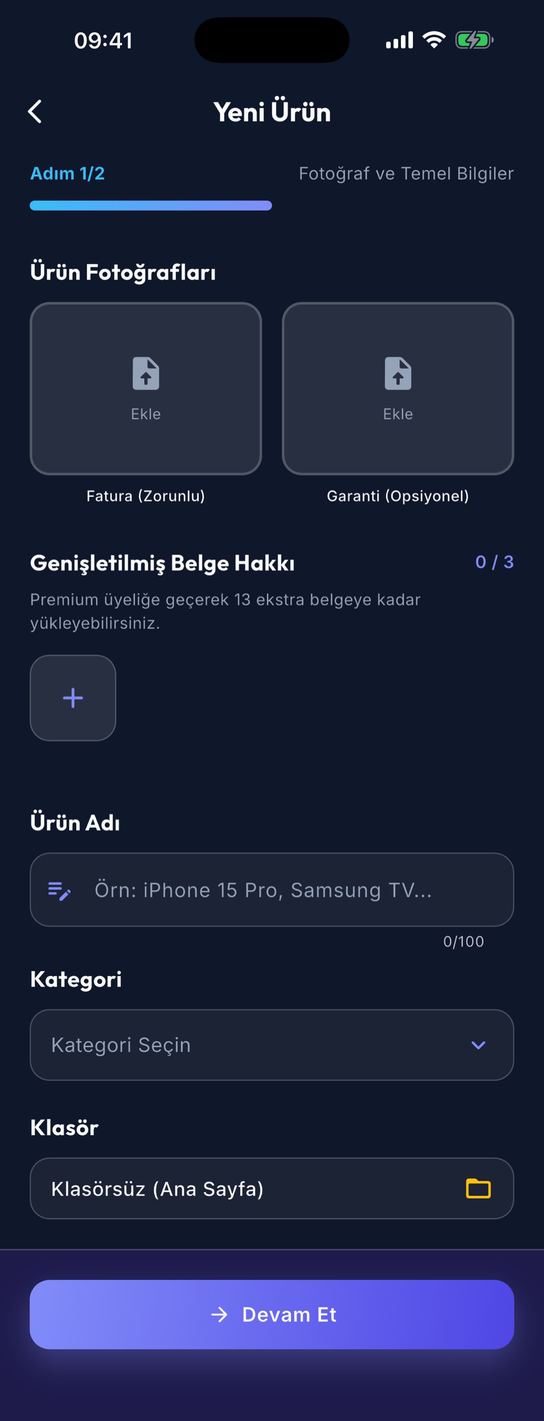 Saniyeler İçinde Ürün Ekleyin