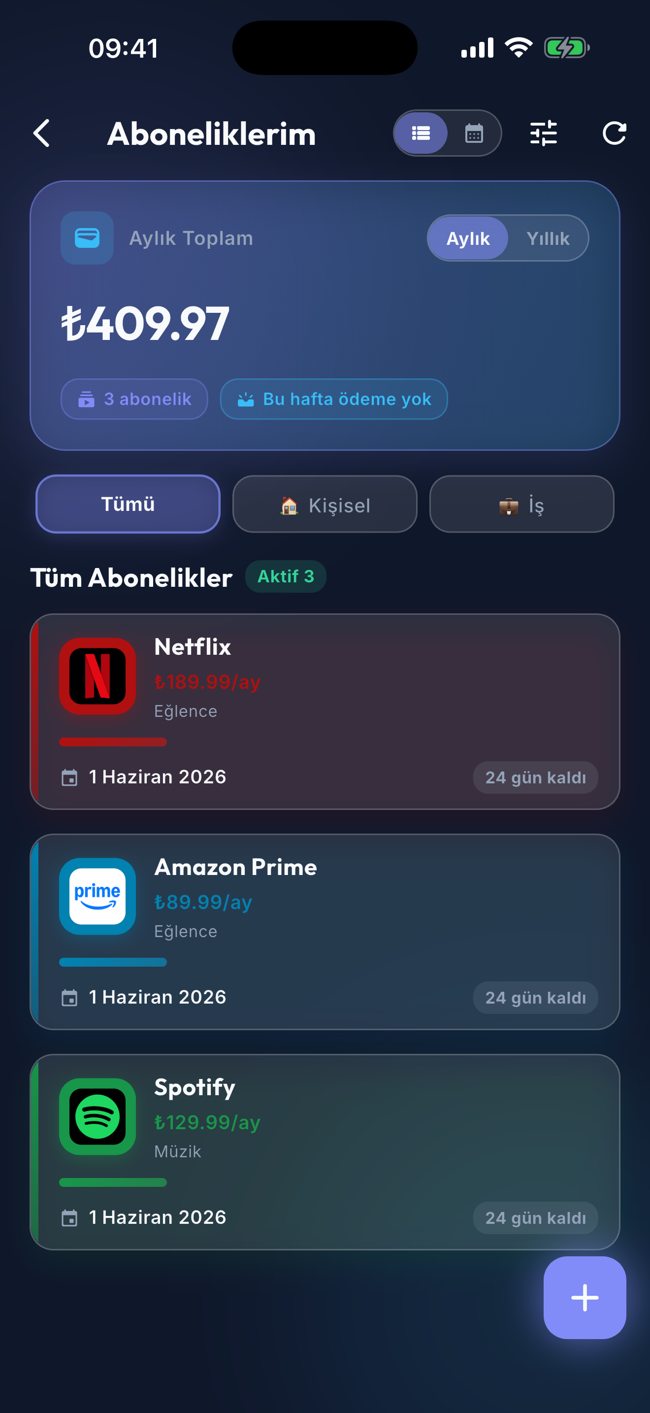 Aboneliklerinizi Kontrol Altında Tutun