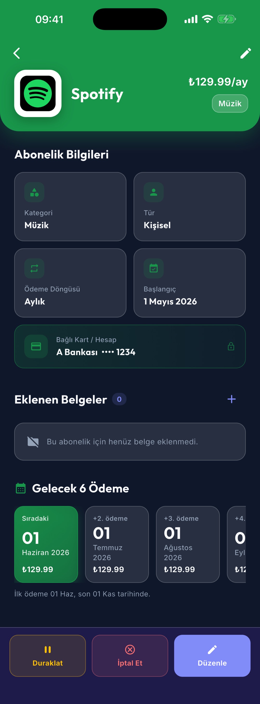 Ödeme Takvimini Önceden Görün